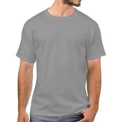 Gri T-Shirt %100 Pamuklu