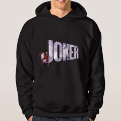 Kapşonlu Cepsiz Siyah Sweatshirt